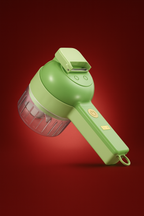 4-in-1 Handheld Electric Vegetable Cutter Set – Multifunctional Slicer, Spiralizer & Masher