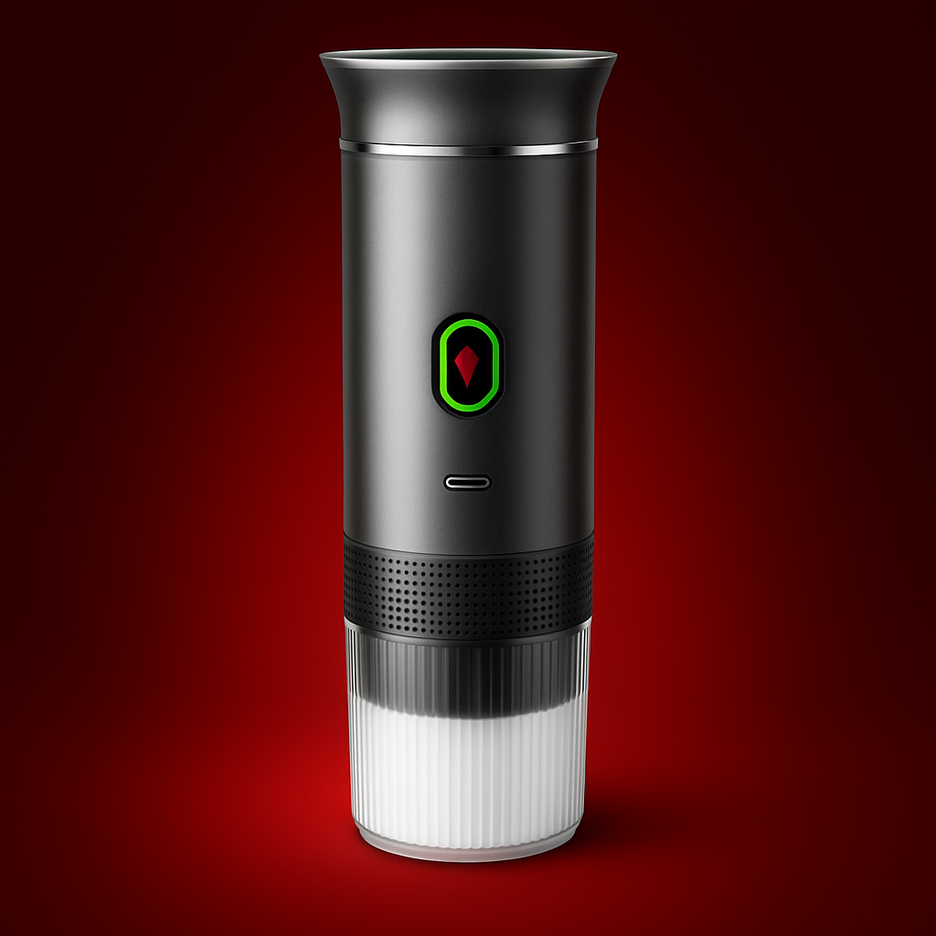 Portable Espresso Machine – 3-in-1 Mini Coffee Maker with USB-C (20 Bar, Gray)