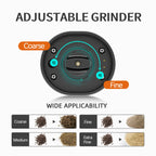 Electric Salt & Pepper Grinder Set (2 Pack) – Rechargeable, Adjustable & One-Handed Use