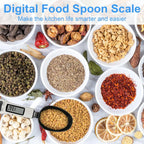 Digital Kitchen Spoon Scale – 500g Capacity, 0.1g Precision, LCD Display