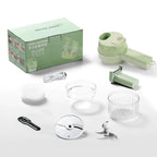4-in-1 Handheld Electric Vegetable Cutter Set – Multifunctional Slicer, Spiralizer & Masher